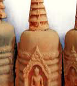 Close-up of Jain sculpture
