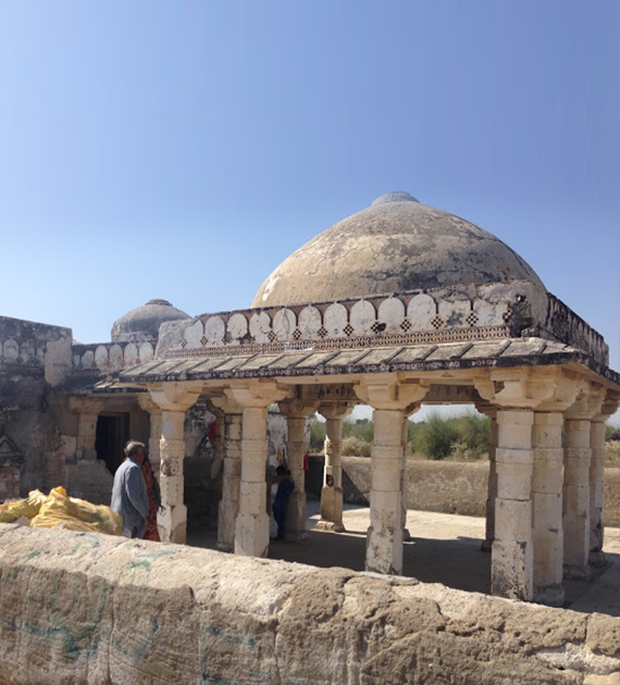 Historic domed Jain pavilion